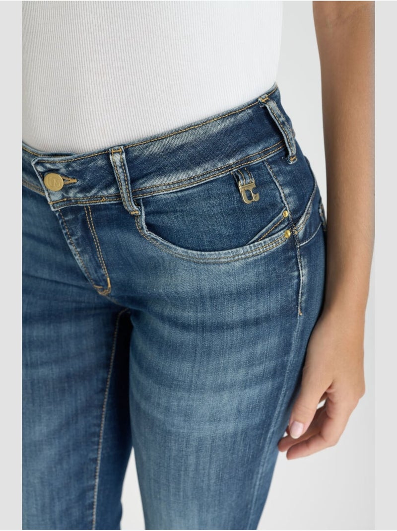 Jeans push-up recto PULP, largo 34 Azul - Kiabi