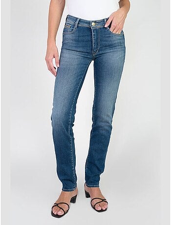 Jeans push-up recto tiro alto PULP, largo 34