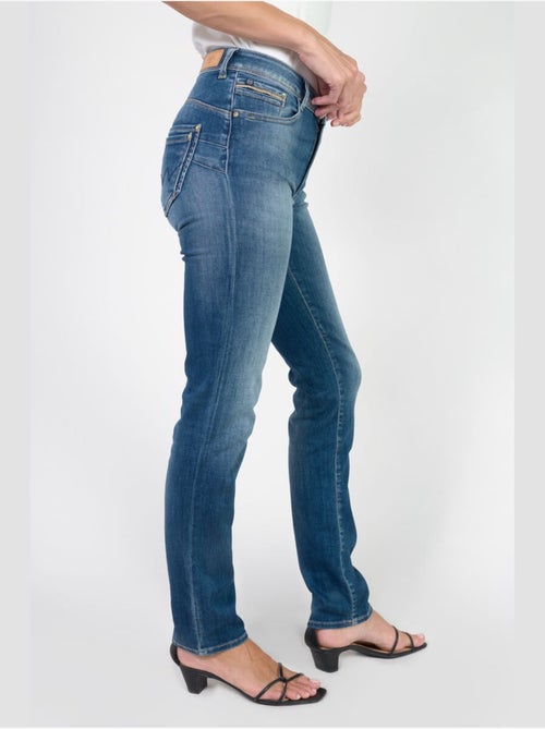 Jeans push-up recto tiro alto PULP, largo 34 - Kiabi Jeans push-up recto tiro alto PULP, largo 34 - Kiabi