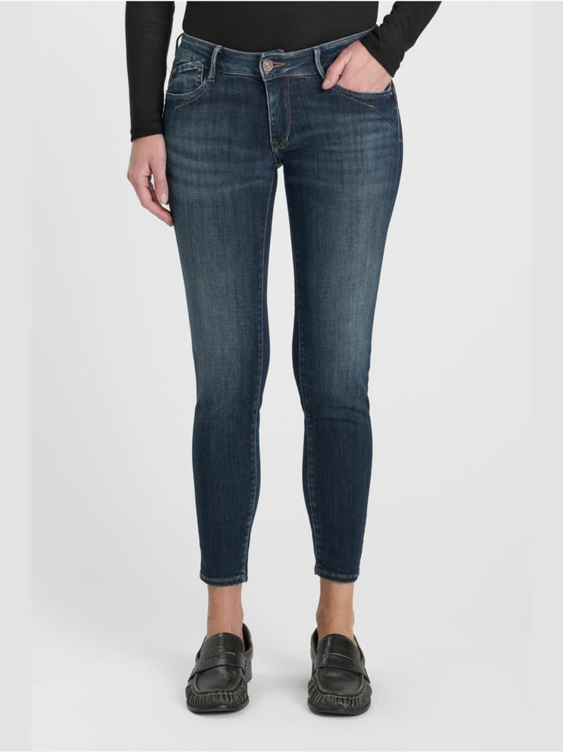 Jeans push-up slim pulp, 7/8 Azul - Kiabi