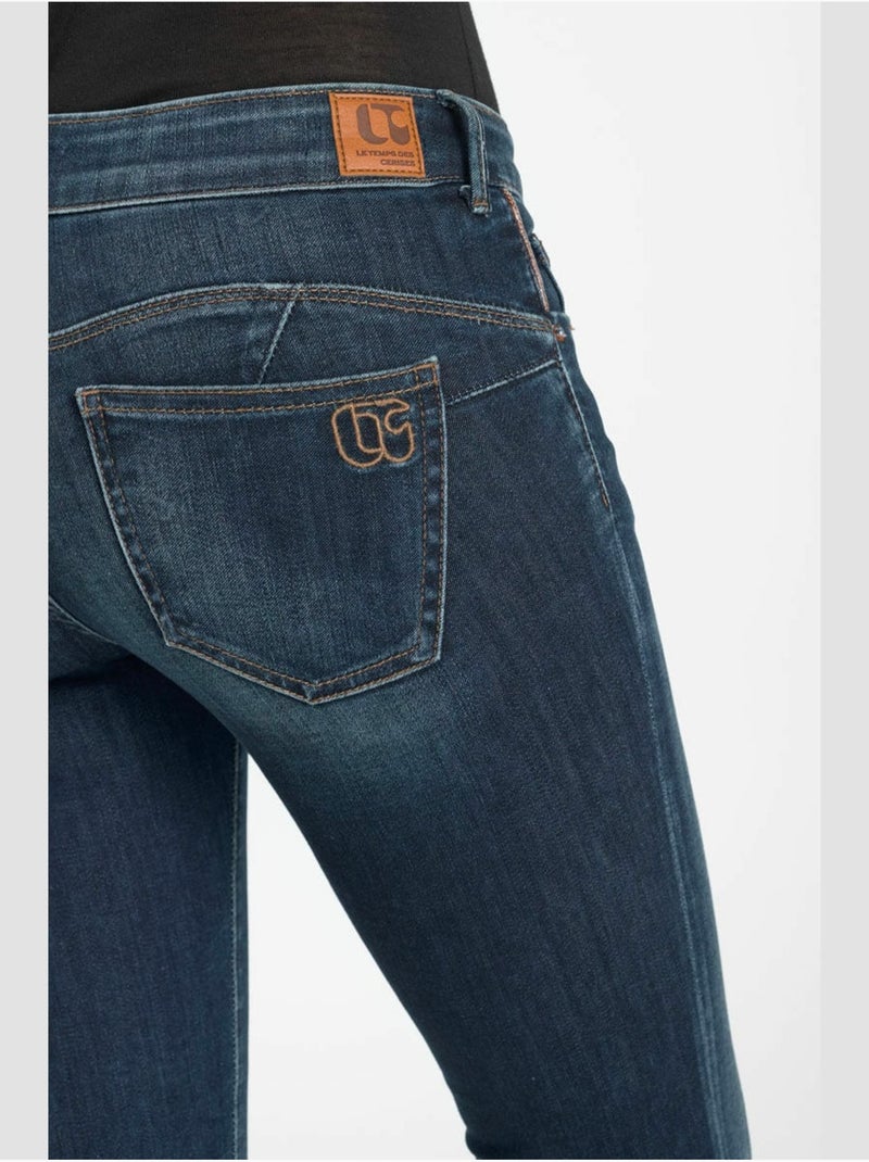 Jeans push-up slim pulp, 7/8 Azul - Kiabi