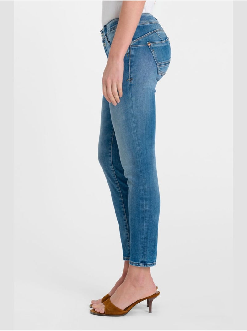 Jeans push-up slim PULP, 7/8 Azul - Kiabi