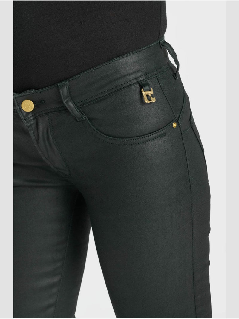 Jeans push-up slim pulp, 7/8 Negro - Kiabi