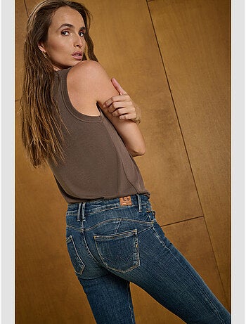 Jeans push-up slim pulp, largo 34
