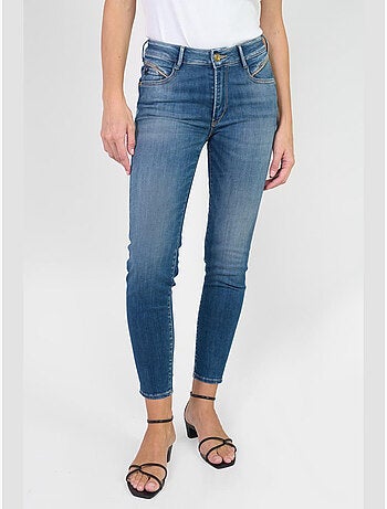 Jeans push-up slim tiro alto PULP, 7/8