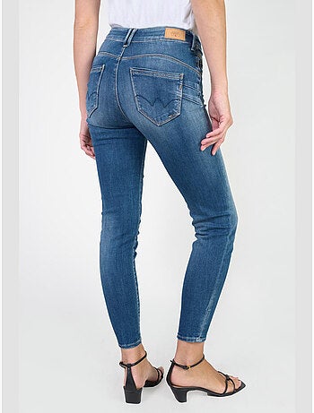 Jeans push-up slim tiro alto PULP, 7/8