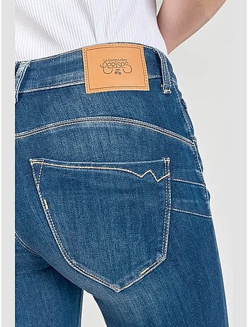 Jeans push-up slim tiro alto PULP, 7/8