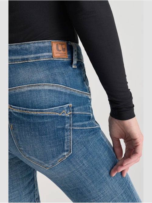 Jeans push-up slim tiro alto PULP, 7/8 - Kiabi Jeans push-up slim tiro alto PULP, 7/8 - Kiabi