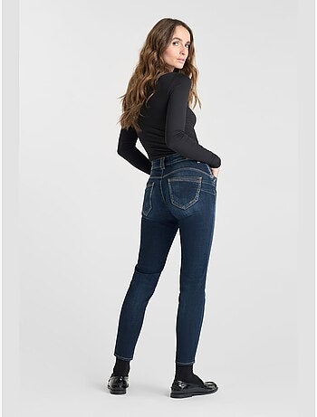 Jeans push-up slim tiro alto PULP, 7/8