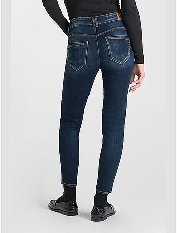 Jeans push-up slim tiro alto PULP, 7/8