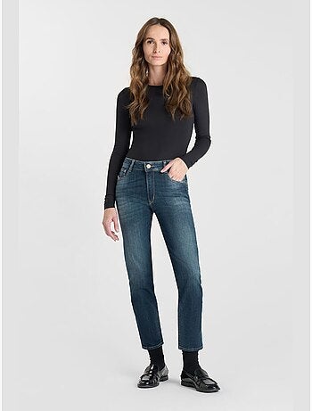 Jeans push-up slim tiro alto PULP, 7/8