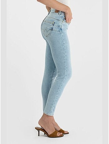 Jeans push-up slim tiro alto PULP, 7/8