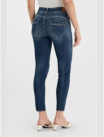 Jeans push-up slim tiro alto PULP, 7/8