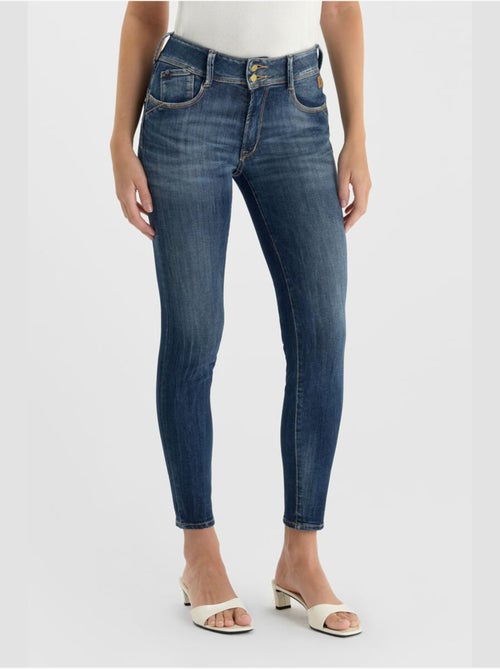 Jeans push-up slim tiro alto PULP, 7/8 - Kiabi