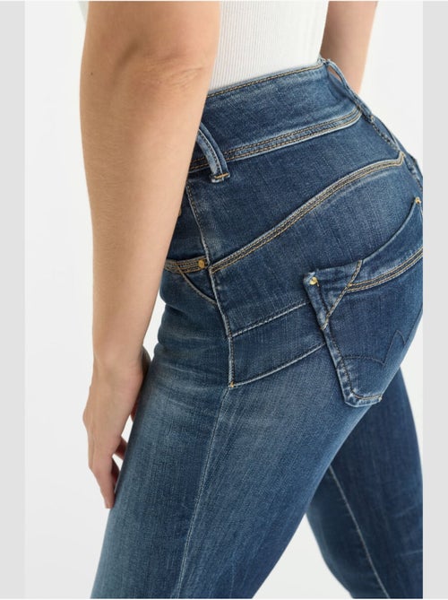 Jeans push-up slim tiro alto PULP, 7/8 - Kiabi