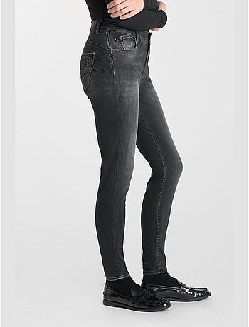 Jeans push-up slim tiro alto PULP, 7/8