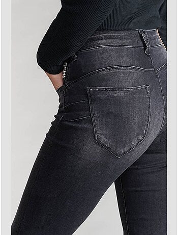 Jeans push-up slim tiro alto PULP, 7/8