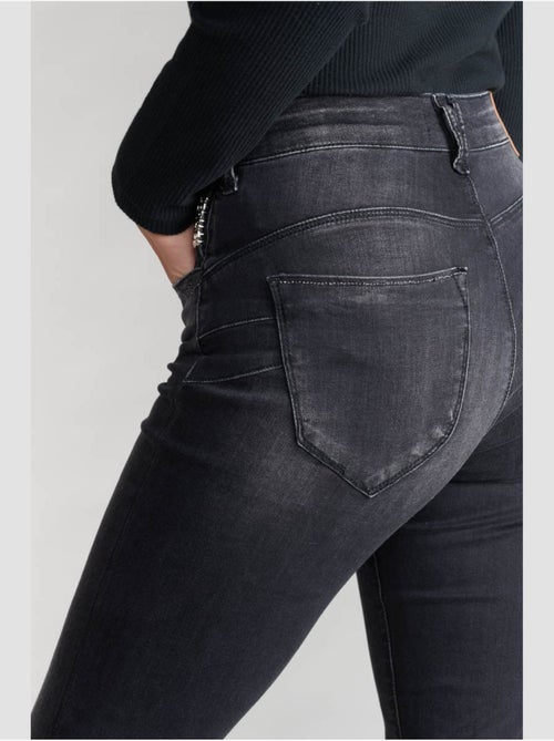 Jeans push-up slim tiro alto PULP, 7/8 - Kiabi Jeans push-up slim tiro alto PULP, 7/8 - Kiabi