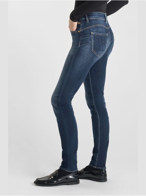 Jeans push-up slim tiro alto PULP, largo 34 - Kiabi Jeans push-up slim tiro alto PULP, largo 34 - Kiabi
