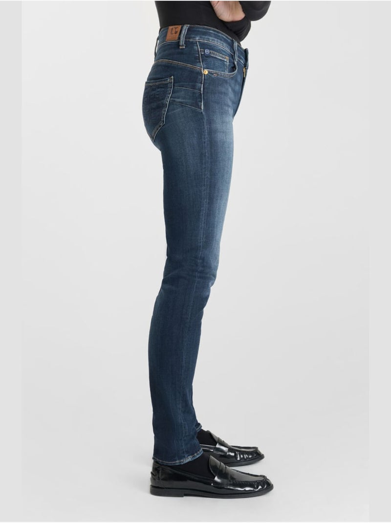 Jeans push-up slim tiro alto PULP, largo 34 Azul - Kiabi