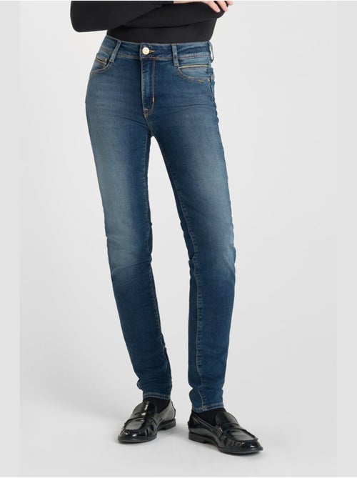 Jeans push-up slim tiro alto PULP, largo 34 - Kiabi Jeans push-up slim tiro alto PULP, largo 34 - Kiabi