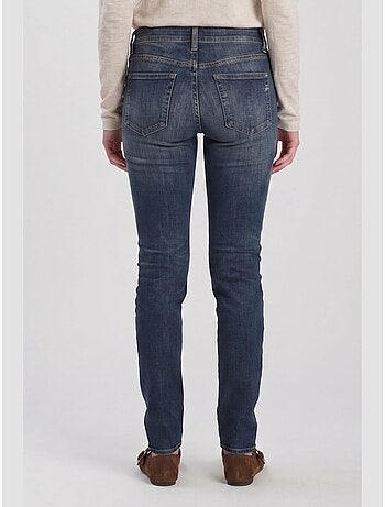 Jeans push-up slim tiro alto pulp, largo 34