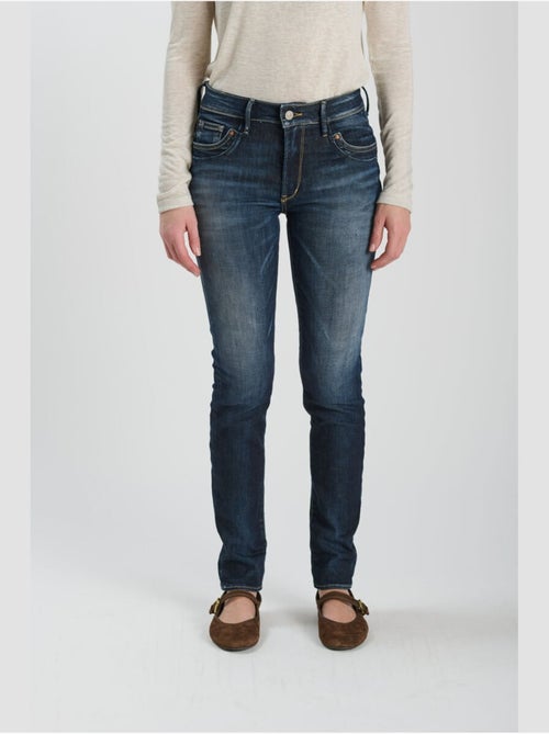 Jeans push-up slim tiro alto pulp, largo 34 - Kiabi Jeans push-up slim tiro alto pulp, largo 34 - Kiabi