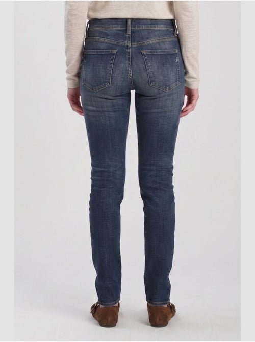 Jeans push-up slim tiro alto pulp, largo 34 - Kiabi Jeans push-up slim tiro alto pulp, largo 34 - Kiabi