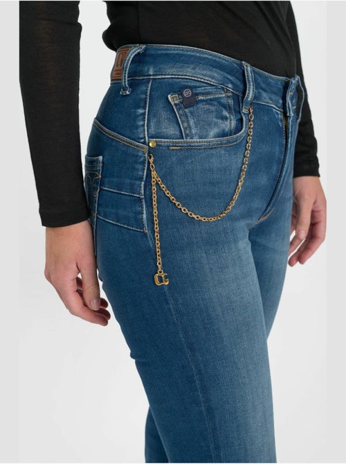 Jeans push-up slim tiro alto pulp, largo 34 - Kiabi