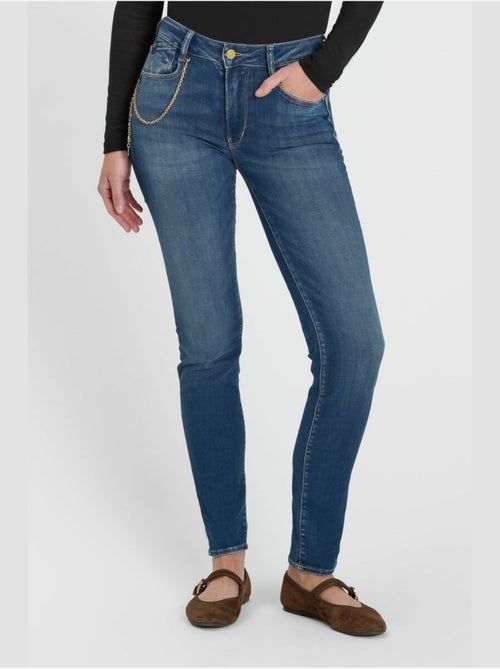 Jeans push-up slim tiro alto pulp, largo 34 - Kiabi