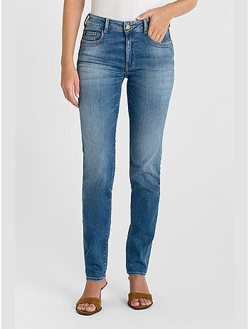 Jeans push-up slim tiro alto PULP, largo 34