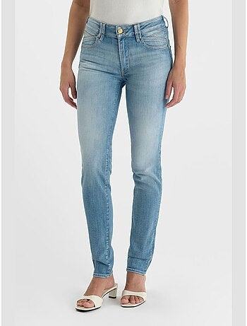 Jeans push-up slim tiro alto PULP, largo 34