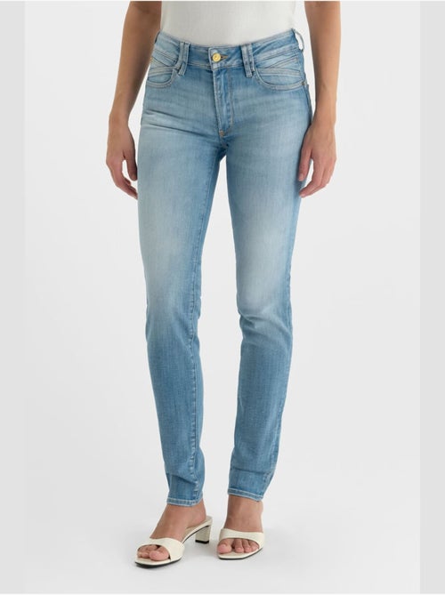 Jeans push-up slim tiro alto PULP, largo 34 - Kiabi Jeans push-up slim tiro alto PULP, largo 34 - Kiabi