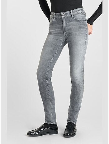 Jeans push-up slim tiro alto PULP, largo 34