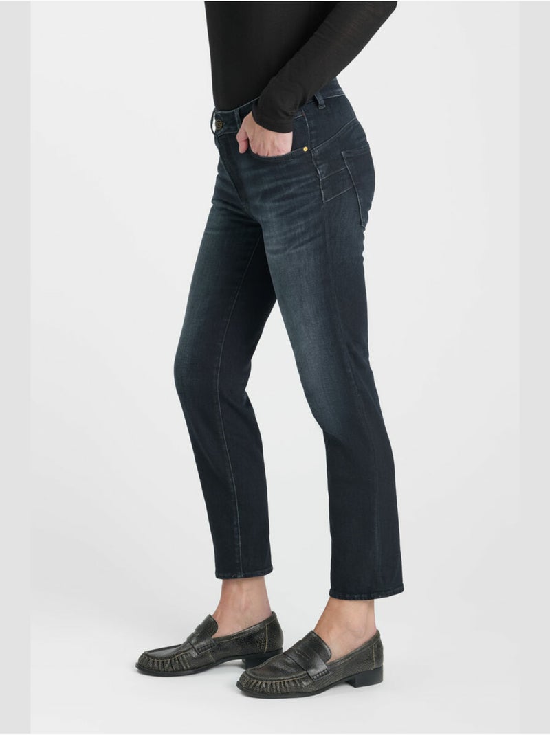 Jeans push-up  tiro alto PULP, 7/8 Azul - Kiabi
