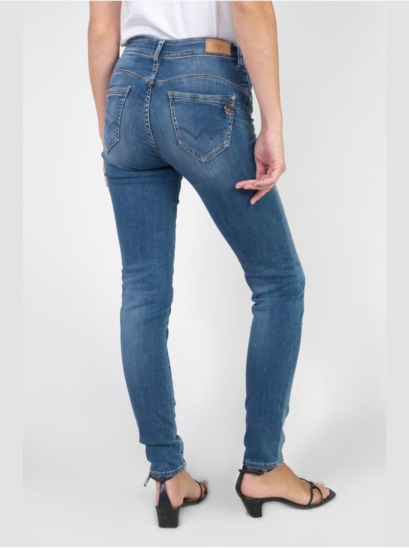 Jeans push-up  tiro alto PULP, largo 34 Azul - Kiabi