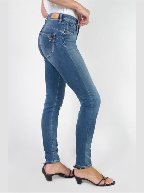 Jeans push-up tiro alto PULP, largo 34 - Kiabi Jeans push-up tiro alto PULP, largo 34 - Kiabi
