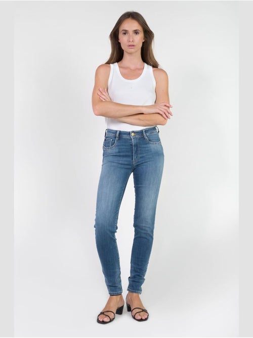 Jeans push-up tiro alto PULP, largo 34 - Kiabi Jeans push-up tiro alto PULP, largo 34 - Kiabi