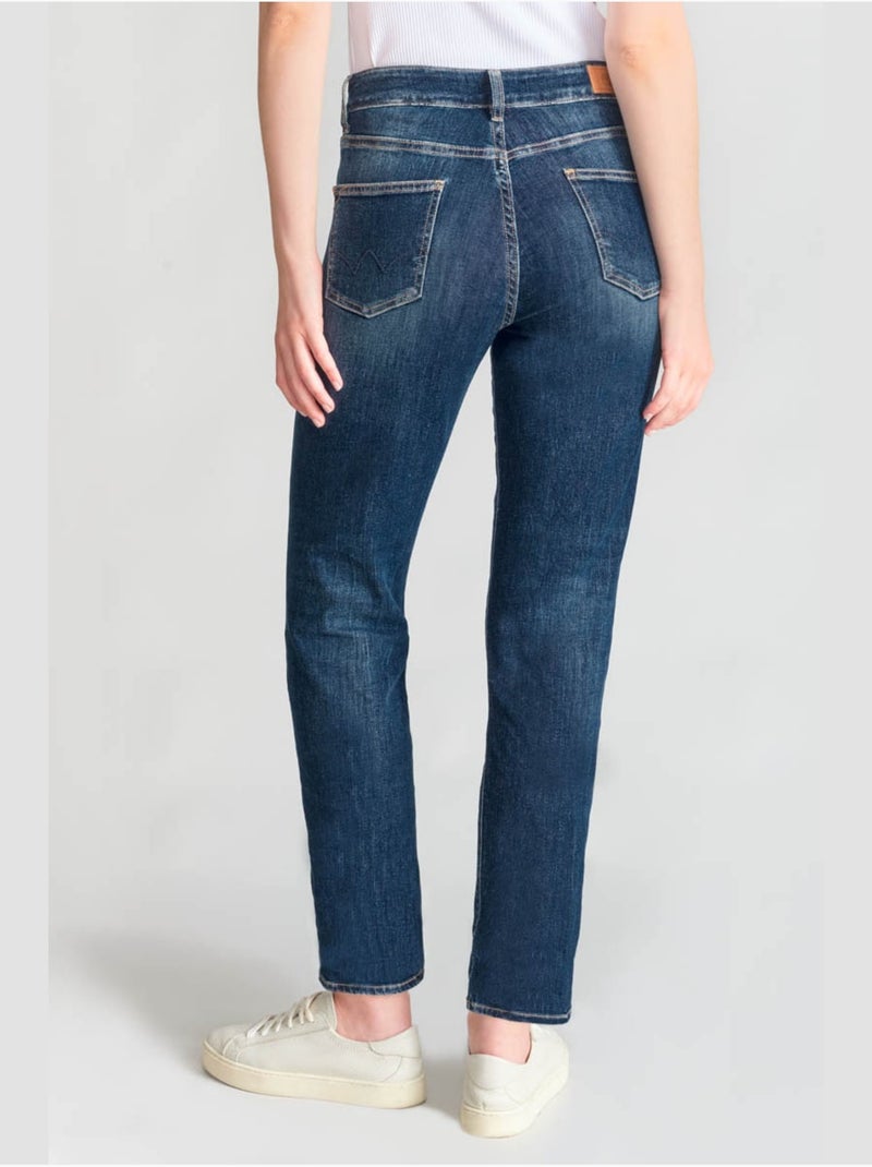 Jeans recto , 7/8 Azul - Kiabi