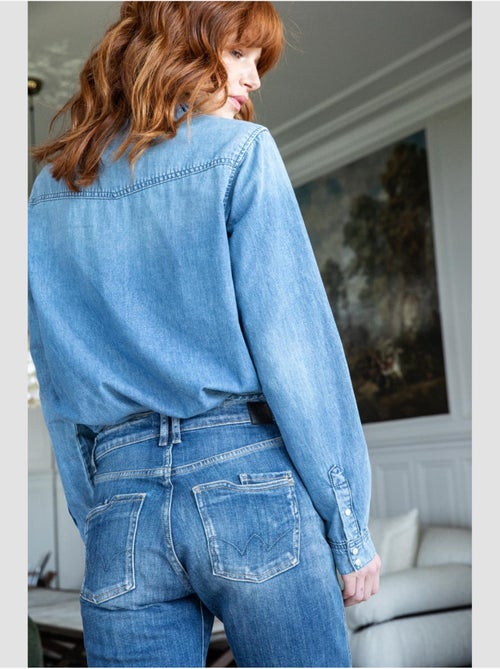 Jeans recto , 7/8 - Kiabi