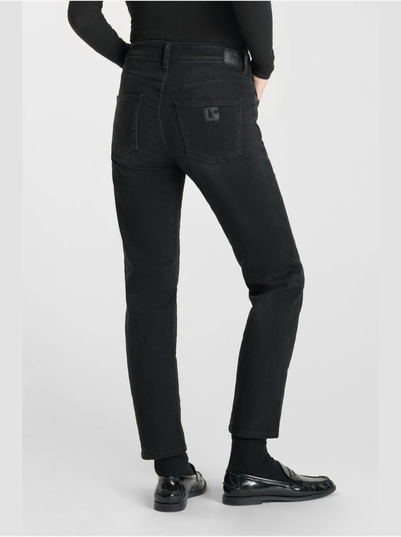 Jeans recto , 7/8 Negro - Kiabi