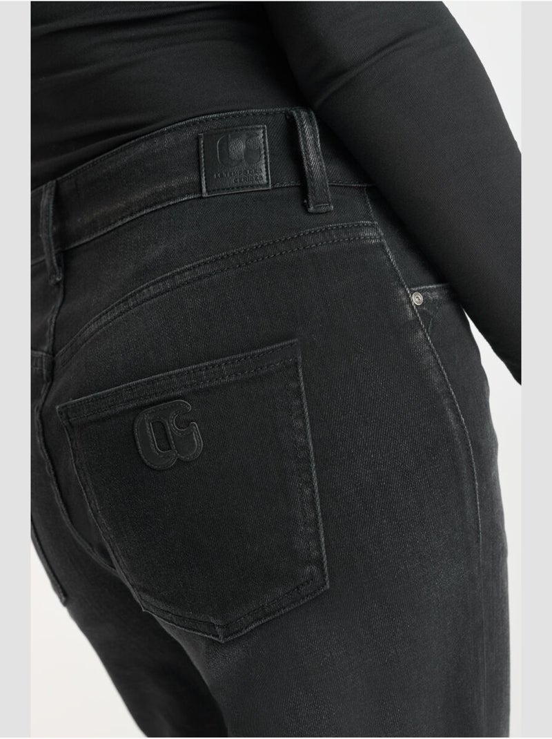 Jeans recto , 7/8 Negro - Kiabi