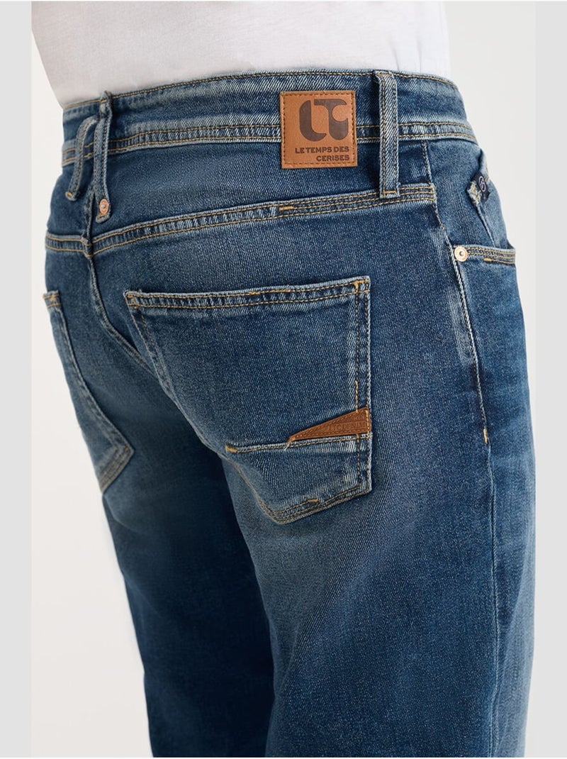 Jeans recto 800/12, largo 34 Azul - Kiabi