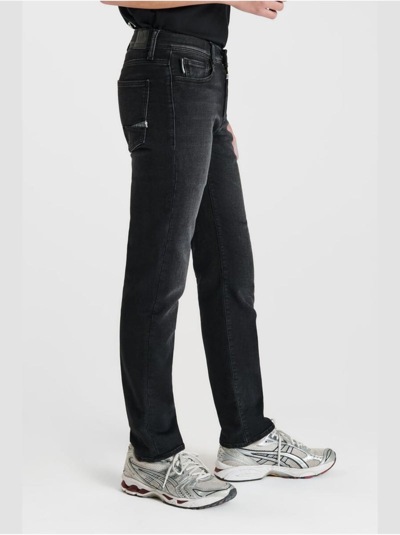 Jeans recto BLUE JOGG, largo 34 Negro - Kiabi