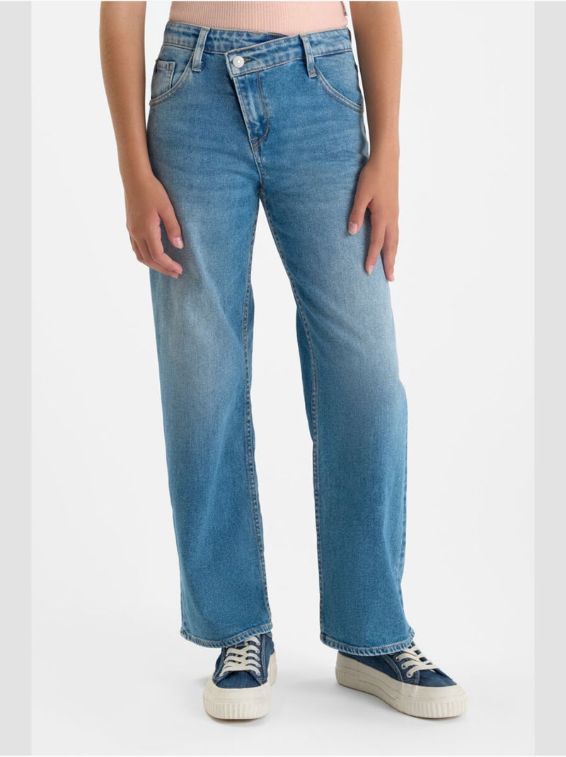Jeans recto CARRY, largo 34 Azul - Kiabi