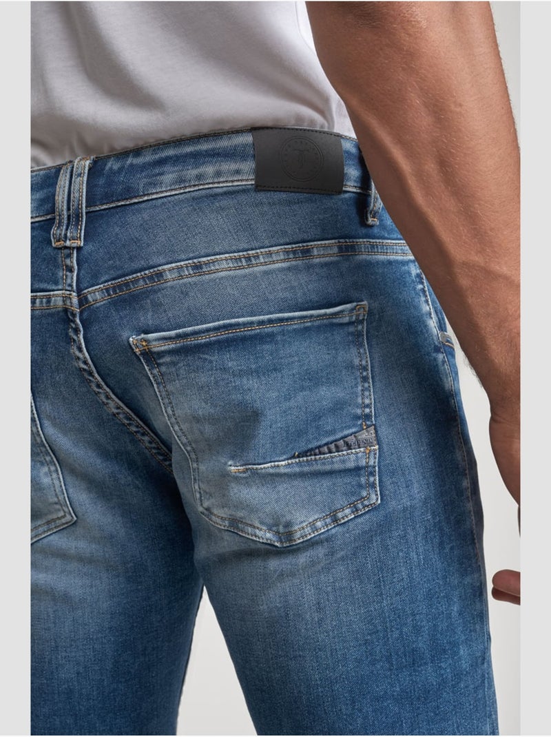 Jeans recto , largo 34 Azul - Kiabi
