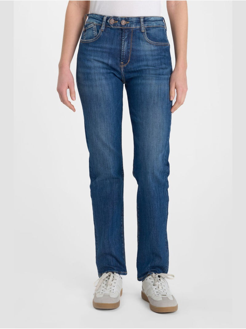 Jeans recto , largo 34 Azul - Kiabi