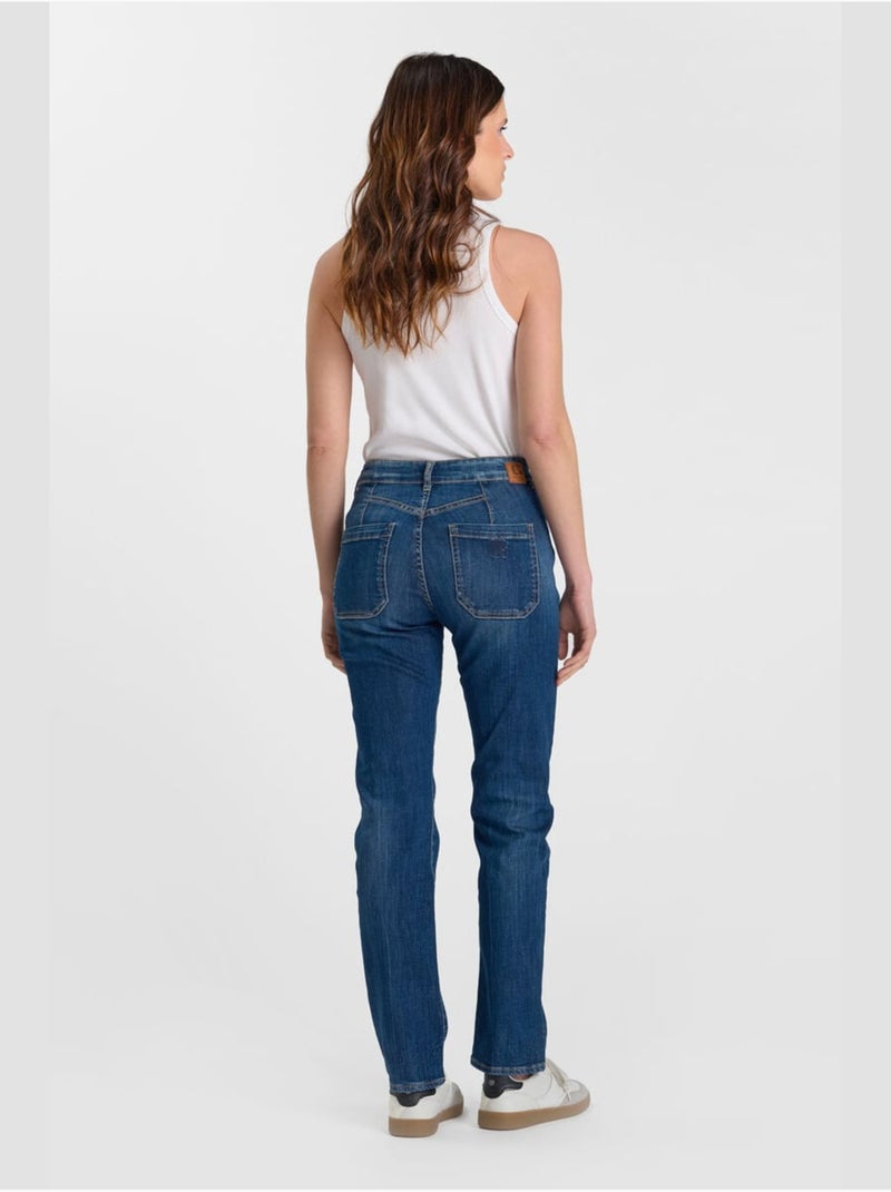 Jeans recto , largo 34 Azul - Kiabi