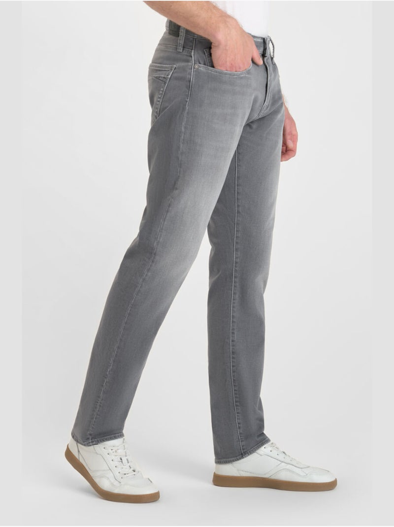 Jeans recto , largo 34 Gris - Kiabi