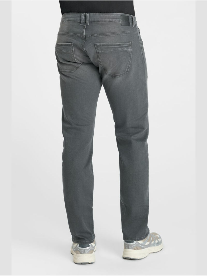Jeans recto , largo 34 Gris - Kiabi